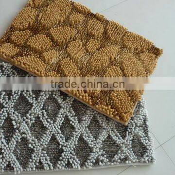 microfiber jacquard weave mat