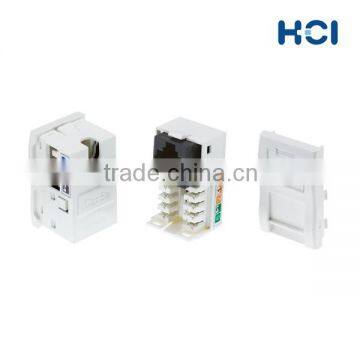RJ45 Keystone Cat6 LSA IDC Module Faceplate With Door photo-2