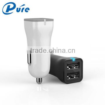 Cheap Wholesale Dual USB Car Charger for iPhone Promotional Customized Car Battery Charger mini Universal USB Car Charger