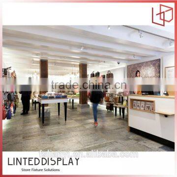 Glass Store Bags Display Showcase Kiosk Design for Big Brand Bags Shop Furniture photo-6