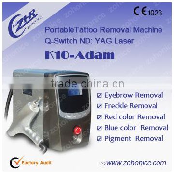 Nd yag laser tattoo removal salon equipment