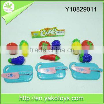 Plastic kitchen toy set, Cut the Fruit,vegetables and fruits toys