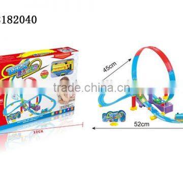 ROLLER COASTER ELECTRIC RAILWAY TRAIN WITH LIGHT Y18182040