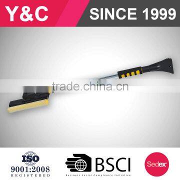 10'' telescopic squeegee with ice scraper