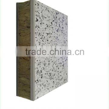 Rock wool Insulation decoration integrated panels for Building exterior wall thermal insulation