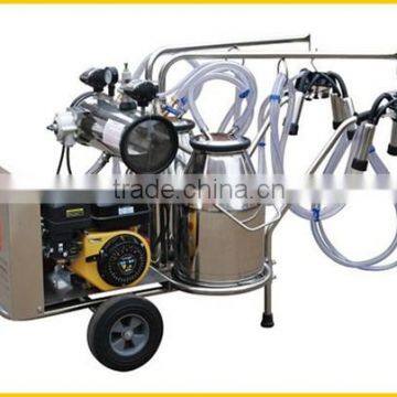 Dairy milk sucking machine with gasoline engine