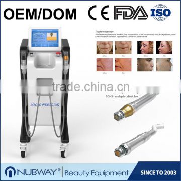 Easy to delegates ergonomically stretch mark radiofrequency machine for skin tightening