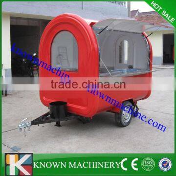 Outdoor inner can be OEM wholesale price mobile coffee trailer,coffee cart trailers