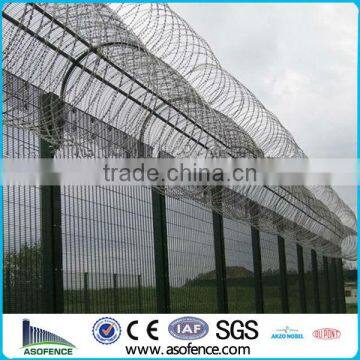 Hot dipped galvanzied airport fence(Anping ASO Factory,ISO)