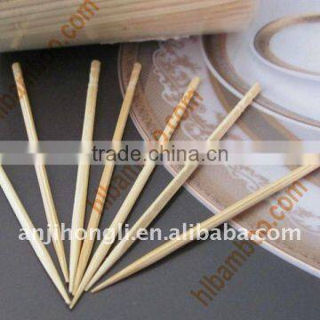 Natural bamboo toothpick