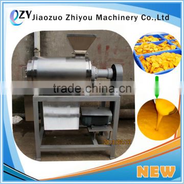 304 Stainless steel mango pulper/pulp fruit juice making machine/mango puree extractor(email:millie@jzzhiyou.com)