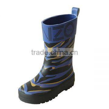 Kids Blue Waterproof Rubber Garden Boots Manufacturer