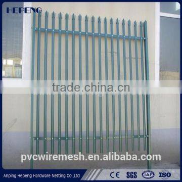 Factory exporter Steel Anti-climb Security Fence / palisade fence