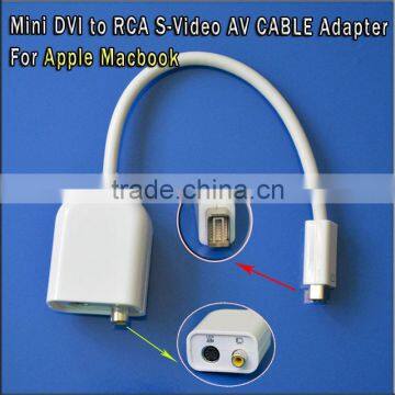 Mini dvi to HDMI male Mini dvi to usb cable Mini DVI to RCA S-Video AV CABLE Adapter dvi to dp converter for Apple Macbook