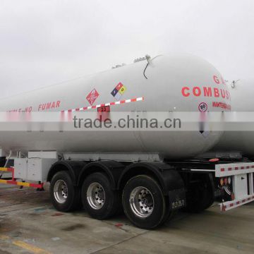 3 alxes 60000 liters LPG transportation semi-trailer truck