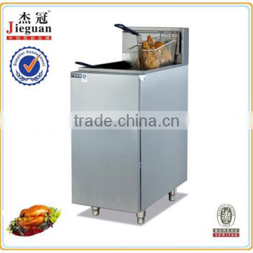 free standing Gas single deep Fryer with cabinet(GF-2G)