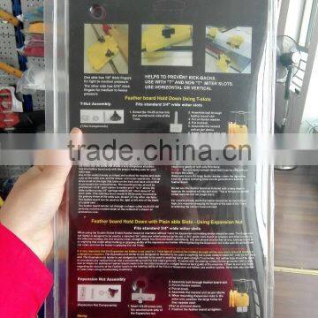 PROGRIP Feather Board Kit Woodworking Hand Tool Safety Protection Plastic Hand Tools With Double Blister Packing photo-3