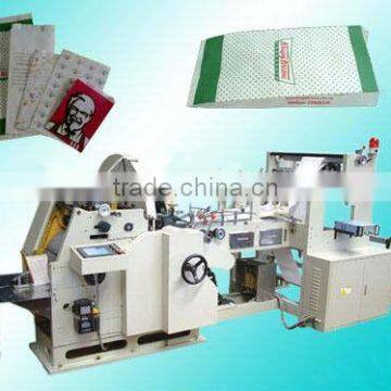 Automatic Roll Feeding Food Paper Bag Making Machine