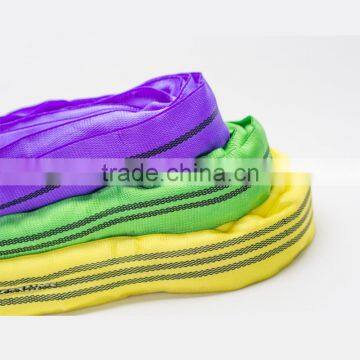 100% Polyester Soft Round Price Webbing Sling With High Quality Equipment Belt photo-3