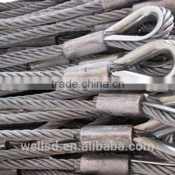 High Carbon Steel Wire Rope with 6*19W+FC/6*7+FC