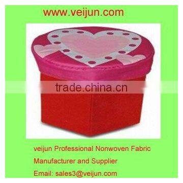 Strong wear and tear resistance PP spunbond Non woven fabric for home storage stool