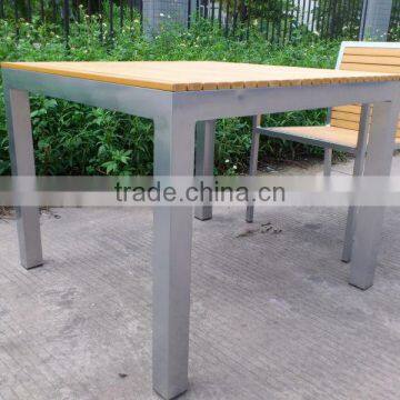 Leisure Wooden Table Aluminum Dining Room Set photo-3