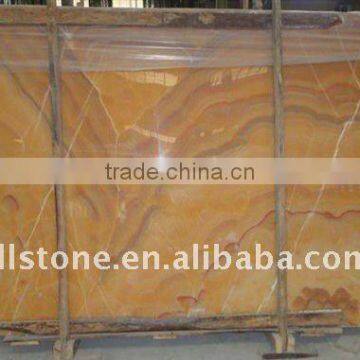 Orange Flower Jade Stone Slab and Tile