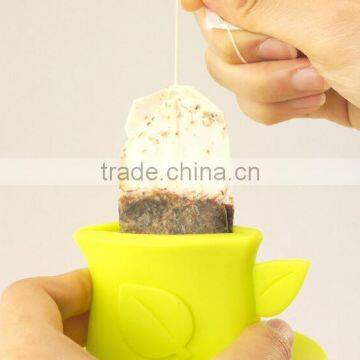 Silicone Tea Bag Squeezer & Cup Lid photo-5