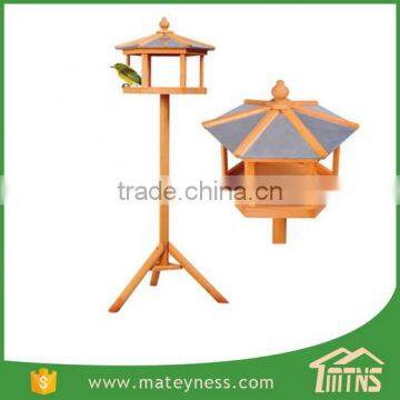 Bird Wooden Feeding Station and Wooden bird House