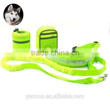 Amazon Hot Selling Sport Dog Harness Set, Running Belt Waist Pack, Dog Rope
