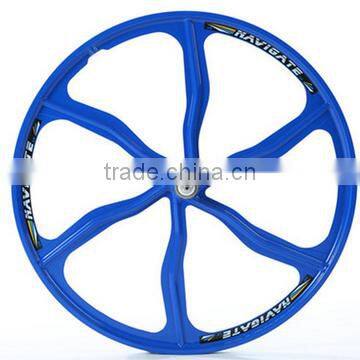 26inch 6spoke lightest strongest magnesium alloy bike wheel /fixed gear type hub bike wheel