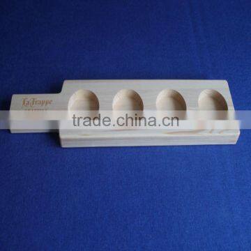 Antique color finishing Function of wooden test tube rack for sale
