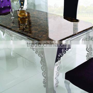 TH305 Cheap Price Marble Dining Table Sets photo-2