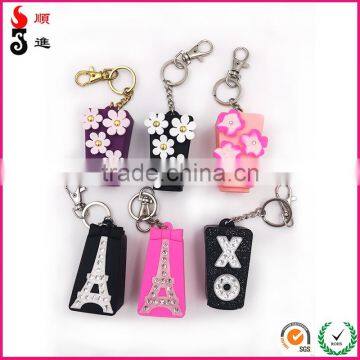 Bath & Body Works Pink Light Up Owl Pocketbac Silicon Hand Sanitizer Holder/Keychain photo-6