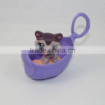 Custom plastic Littlest Pet Shop Action Figure Toy Birthday Children's Gift,OEM plastic pvc action figure toy