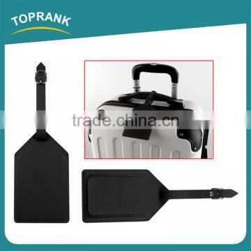 Toprank Wholesale Custom Travel Accessory Bulk Pu Luggage Tag For Travelling,Travel Luggage Tag With Pu Strap