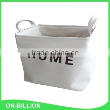Canvas Fabric Flexible Laundry Basket photo-2