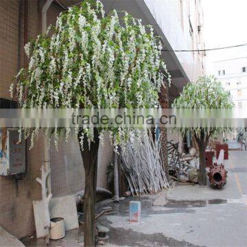 SJ201710034 China manufacturer artificial wedding pudding flower blossom tree