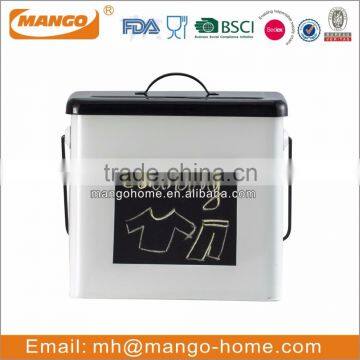 Black Powder Coating Housekeeper Cleaning Metal Storage Box photo-6