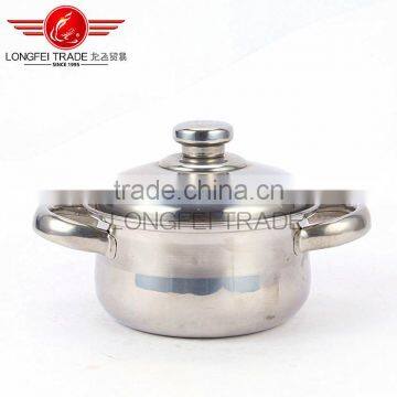 High Quality 3pcs European Style Stainless Steel Cooking Pot photo-2