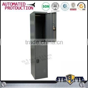 Factory Direct Sale Clothes Cupboard Design Steel 2 Doors Locker photo-5