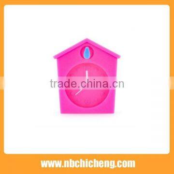 Houses Shape Small Needles Silicone Travel Alarm Clock photo-2