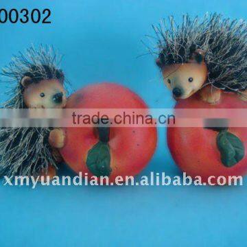 Hedgehog ceramic trinkets