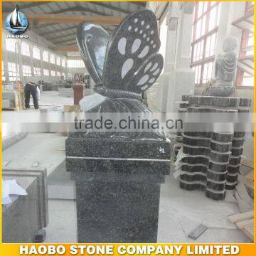 granite monument tomb design butterfly headstones