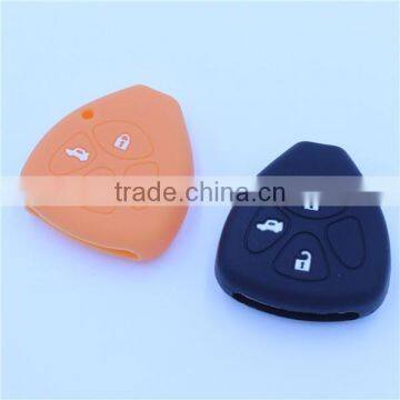 3 Buttons Silicone Car Key Cover for Toyota Camry Highlander photo-2
