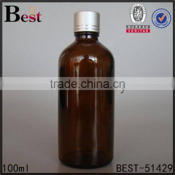 Essential Oil Amber Glass Vial Cosmetic 100ml Amber Glass Vial photo-6