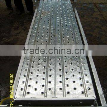 Anti-slip Scaffolding Steel Planks Punching Walkboard for construction