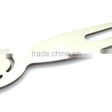 Custom Blanks Steel Metal Smile Face Fruit Fork
