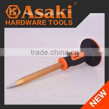 Hex pointed CRV chisel With rubber handle