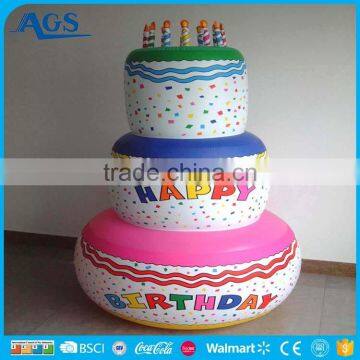 Lovely giant inflatable birthday cake for party decoration